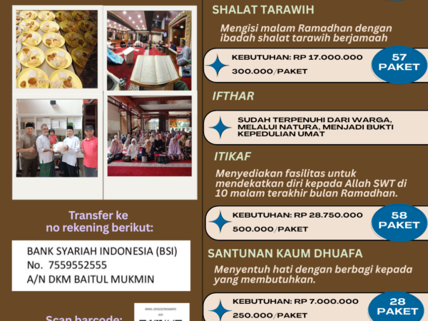 PROGRAM DONASI KEGIATAN RAMADHAN 1447H