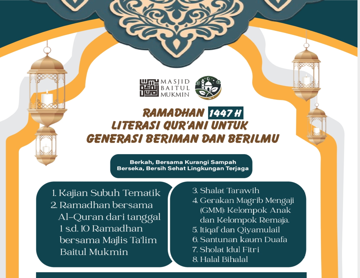 Agenda Ramadhan 1447H